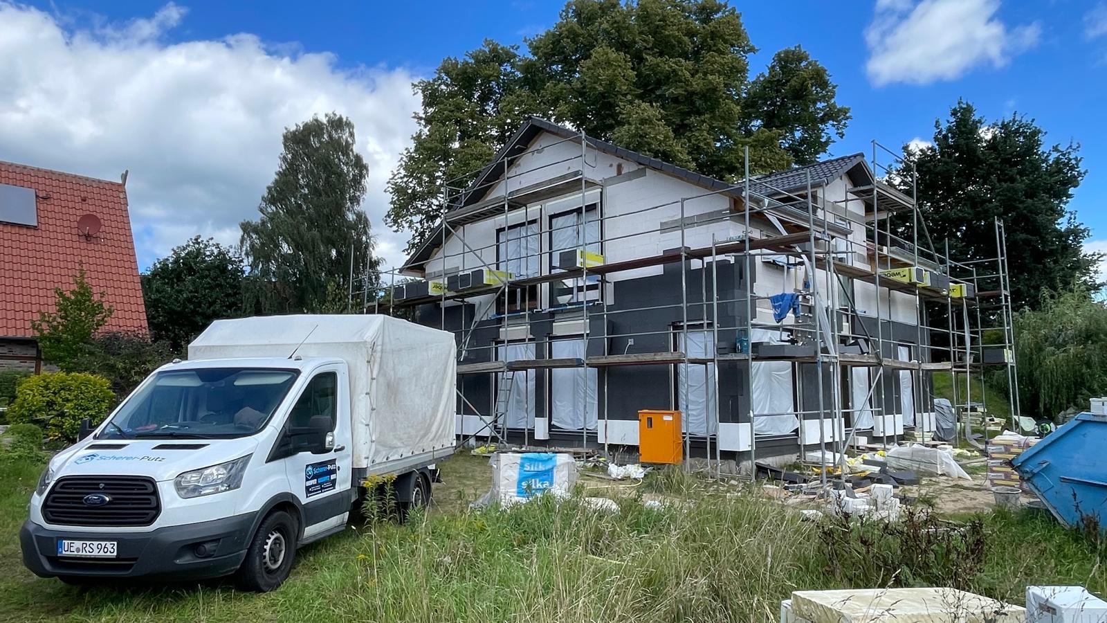Einfamilienhaus Amelinghausen — WDVS EPS — WDVS in Amelinghausen, Scherer-Putz