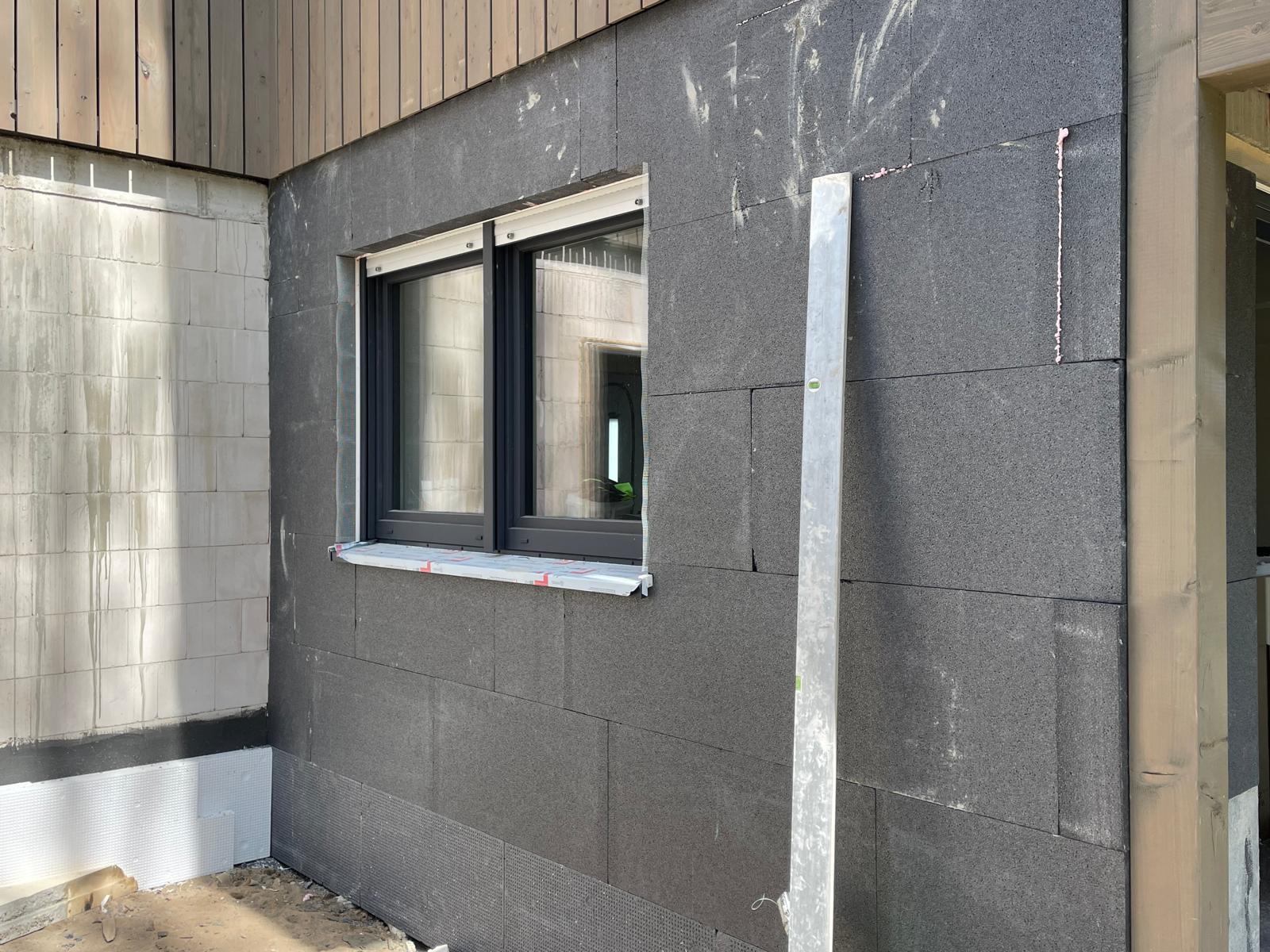 Neubau Hankensbüttel — WDVS 160 mm EPS mit WPC-Oberteil — WDVS in Hankensbüttel, Scherer-Putz